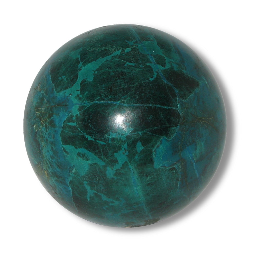 esfera de cirsocola y malaquita
