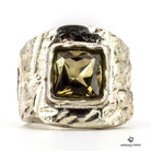 ANILLO DE CUARZO AHUMADO citrino
