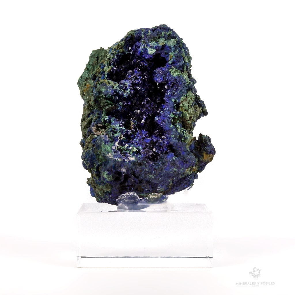 AZURITA CON MALAQUITA GEODA