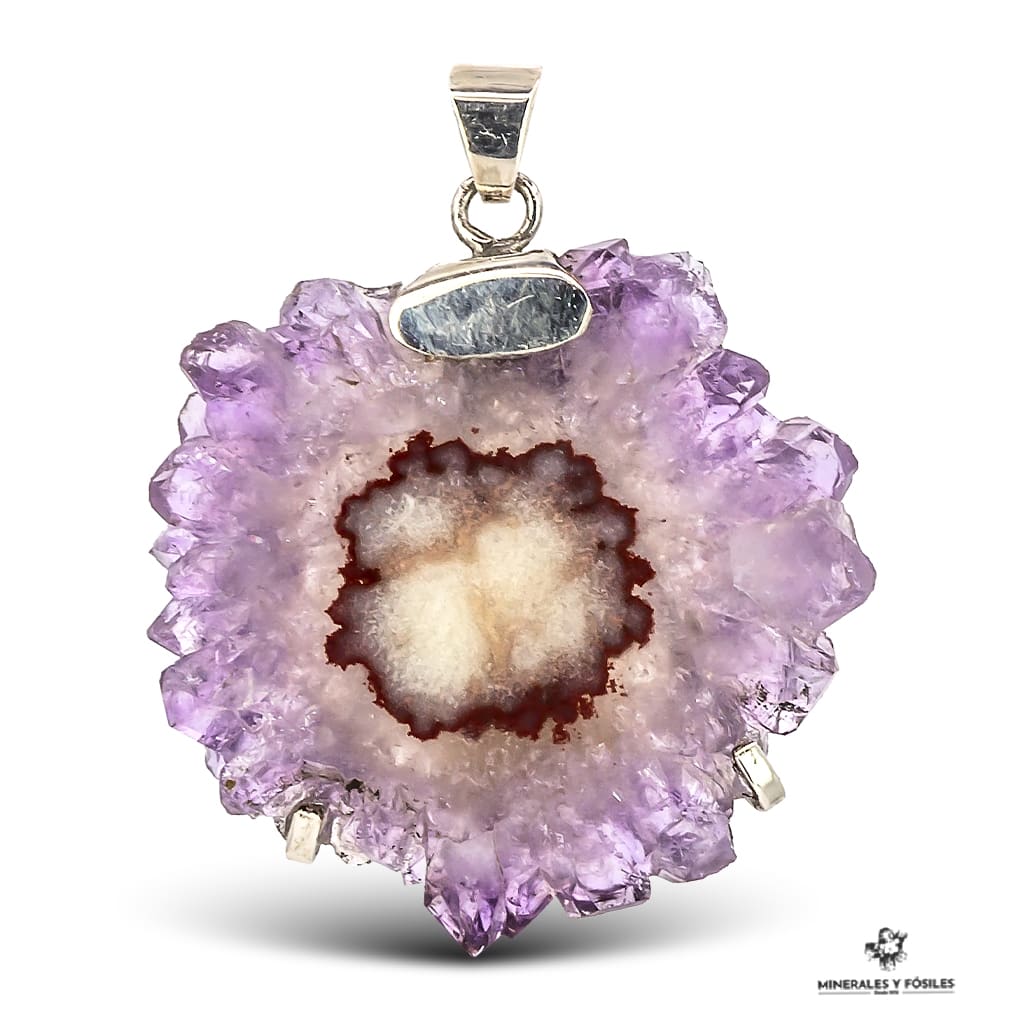 COLGANTE DE ESTALACTITA DE AMATISTA