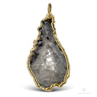 COLGANTE DE GEODINO CUARZO EN ORO