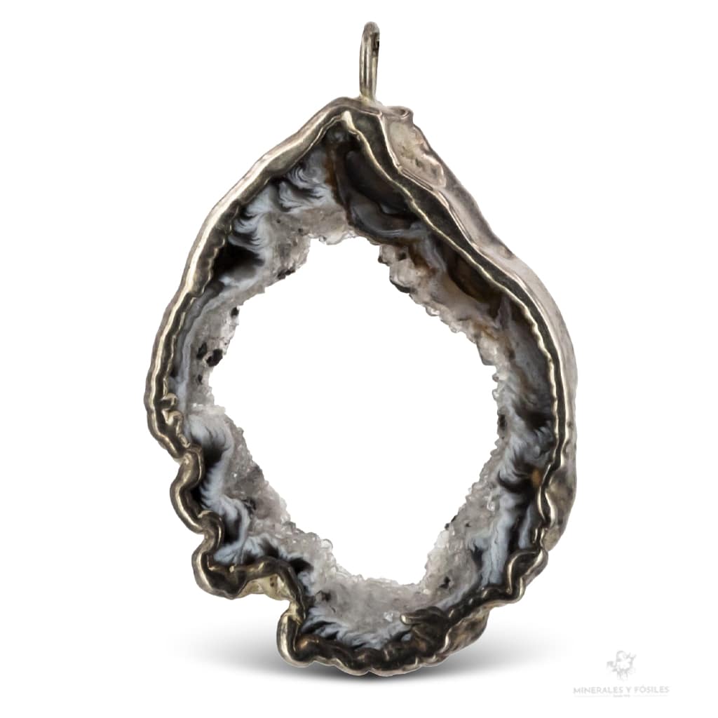COLGANTE DE GEODINO EN PLATA