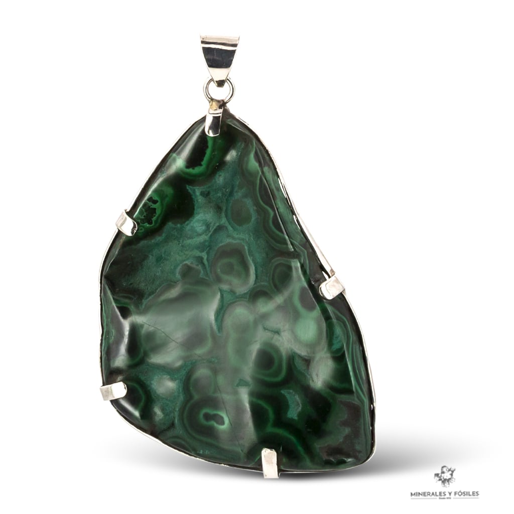 COLGANTE DE MALAQUITA FORMA LIBRE