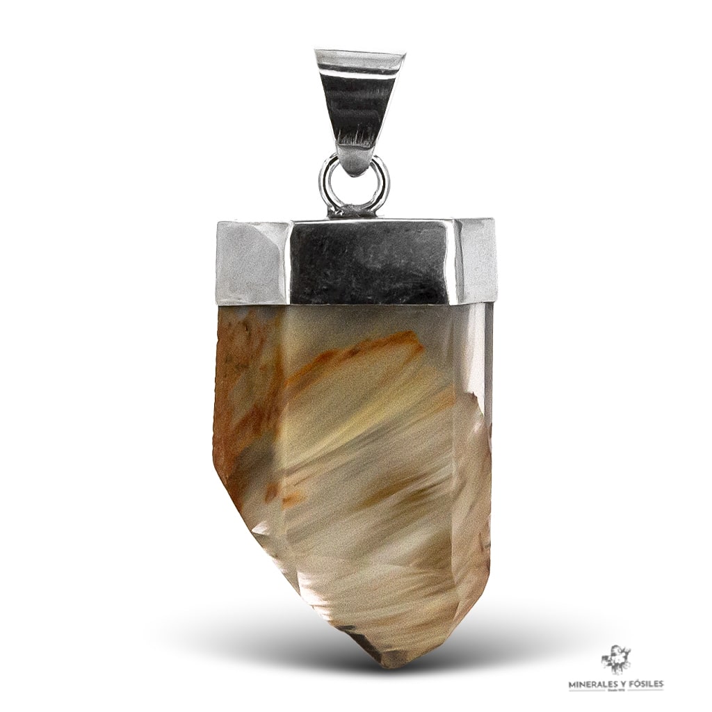 COLGANTE DE CUARZO CON INCLUSIONES