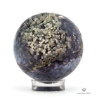 ESFERA DE CALCEDONIA LAVANDA BLANCA