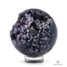 ESFERA DE CALCEDONIA LAVANDA CON GEODA