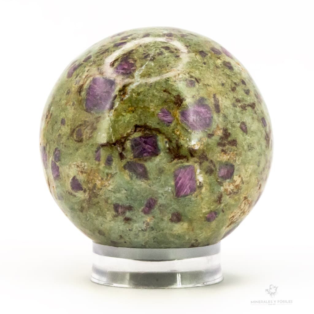 ESFERA DE RUBÍ CON FUCSITA