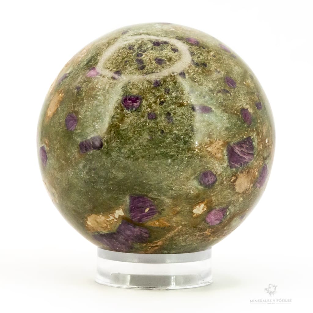 ESFERA DE RUBÍ CON FUCSITA