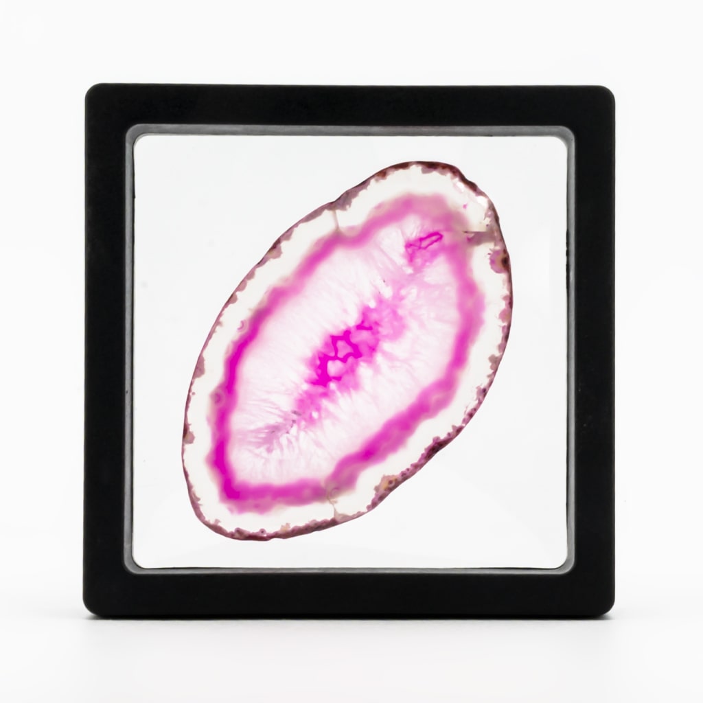 VITRINA FLOTANTE CUADRADA 3D NEGRA