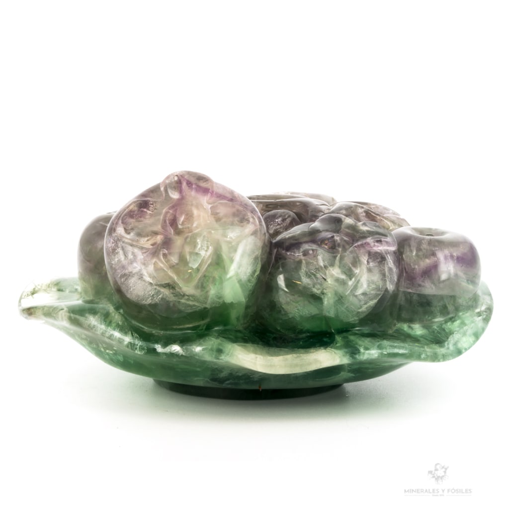 frutero de fluorita pulido